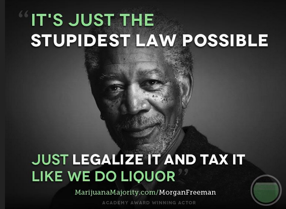 Morgan Freeman On Marijuana: Criminalization Of Weed Is ‘Stupidest Law Possible’