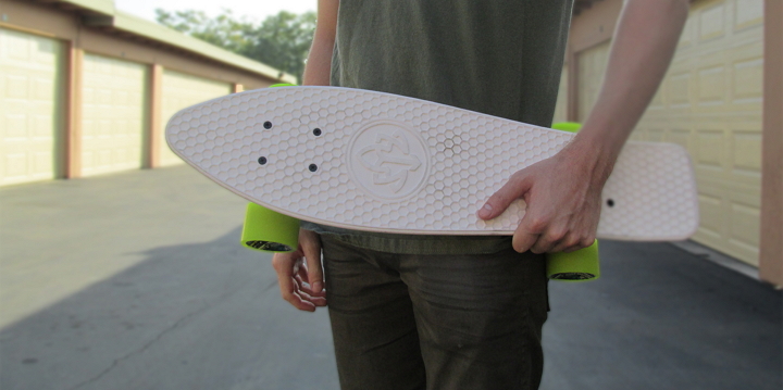 A Skateboard 3D Printed with Hemp?
